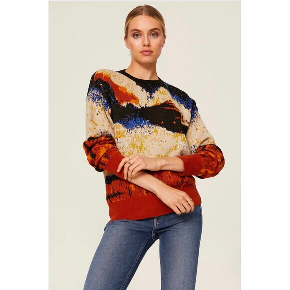 Nicole Miller Sweaters - Nicole Miller UFO Intarsia Sweater